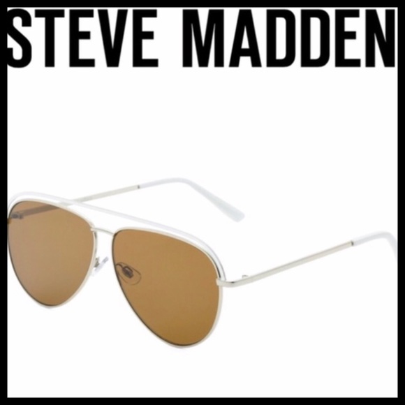 Steve Madden Accessories - Steve Madden Aviator Sunglasses With Brow Bar